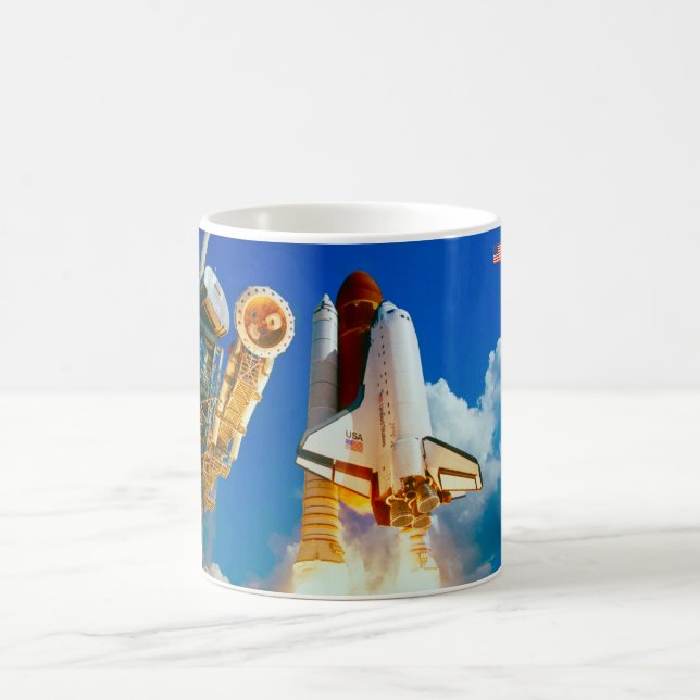 CANECA DE CAFÉ US SPACE SHUTTLE 1981-2011 (Centro)