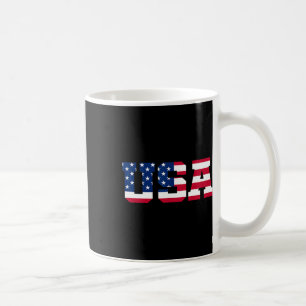 Caneca De Café Usa 2 Patriótico Bandeira Americana Homens Mulhere