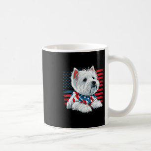 Caneca De Café Usa 4 De Julho Oeste White Terrier American Westie