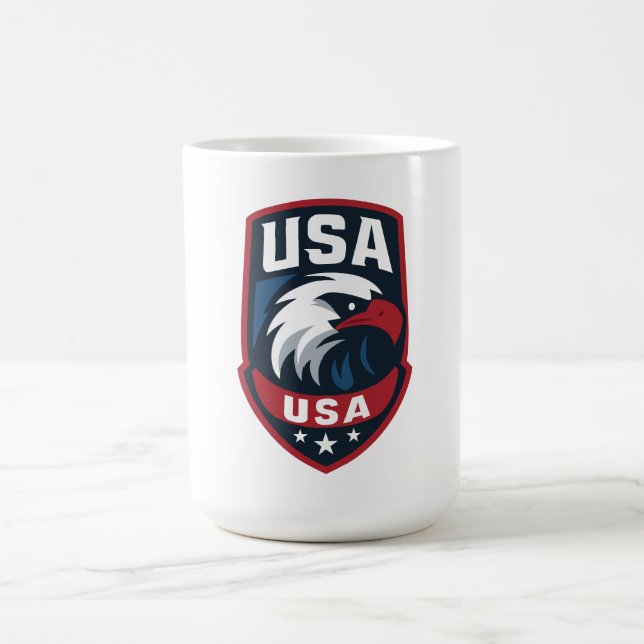 Caneca De Café USA Eagle Sports Crest (Centro)
