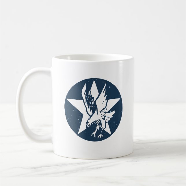 Caneca De Café USA Fighting Squadron Insignia (Esquerda)
