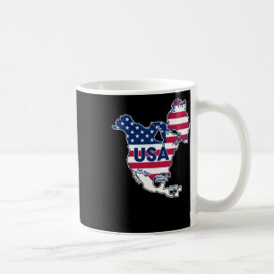 Caneca De Café Usa = Gronelândia + Canadá + Golfo + Canal