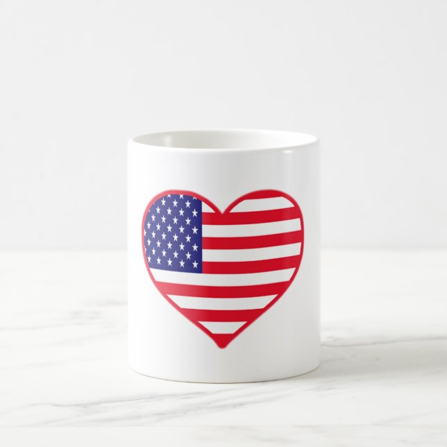 Caneca De Café USA Love (Centro)