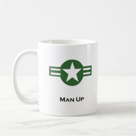 Caneca De Café USA Man Up Green