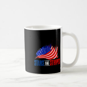 Caneca De Café Usa patriótico - bandeira americana liberdade - or