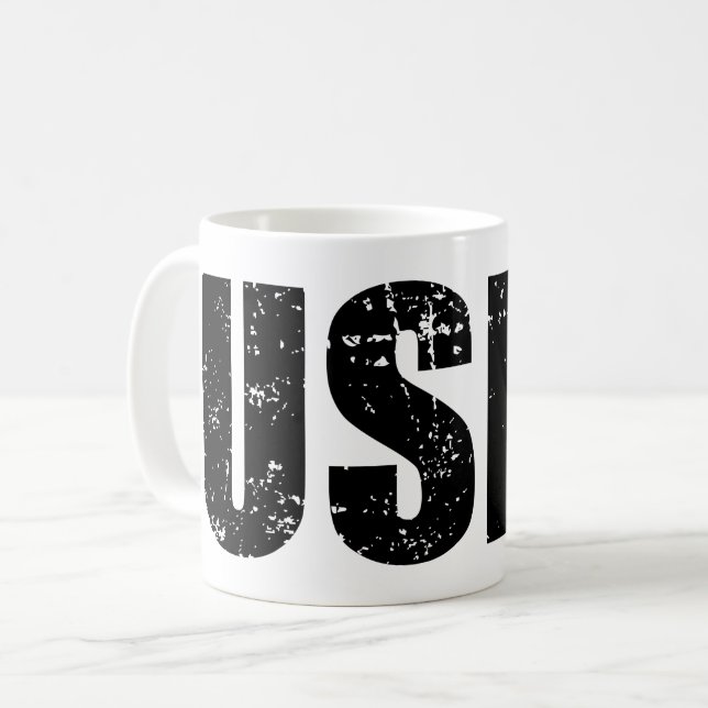 CANECA DE CAFÉ USADO (Frente Esquerda)