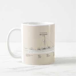 Caneca De Café USCG Cutter Sea Cloud wpg-284 - SBD