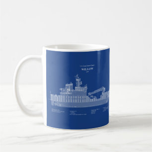Caneca De Café USCG Cutter Willow wlb-202 - ABD