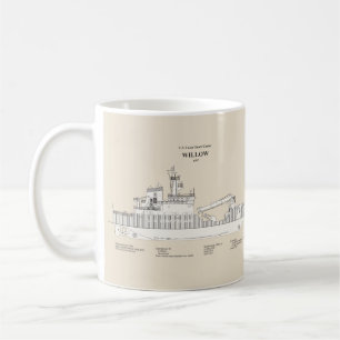 Caneca De Café USCG Cutter Willow wlb- 202 - SBD