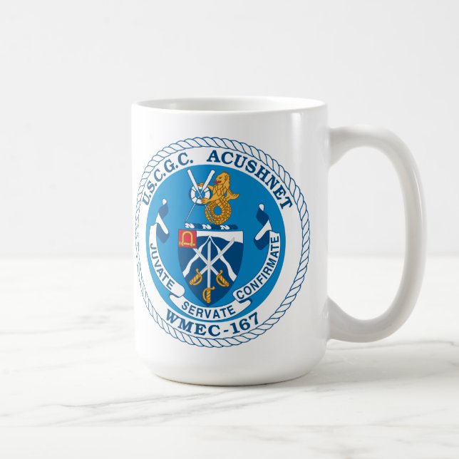 Caneca De Café USCGC Acushnet WMEC-167 (Direita)