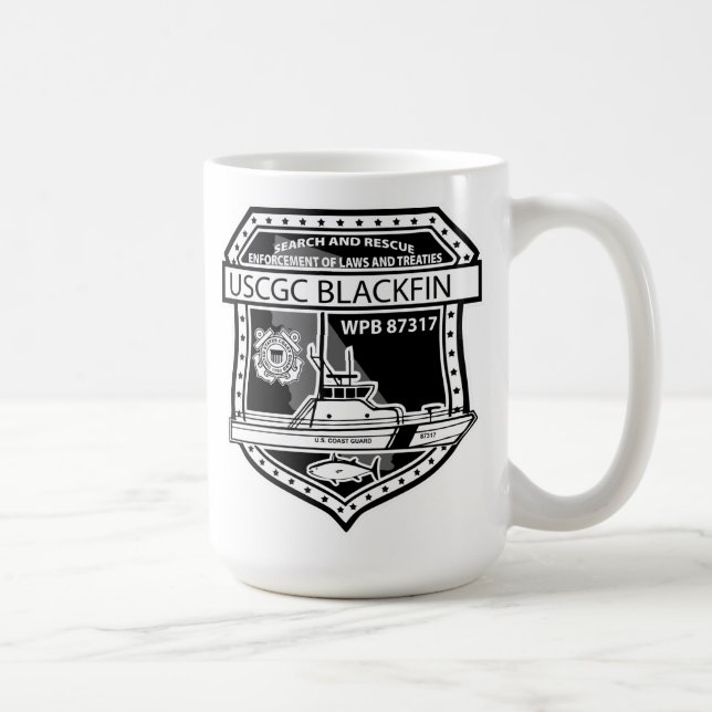 Caneca De Café USCGC Blackfin WPB-87317 (Direita)