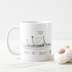 Caneca De Café USCGC Duane wpg-33 - BD