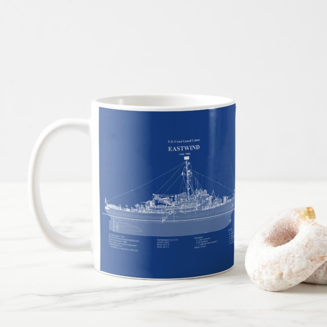 Caneca De Café USCGC Eastwind wagb-279 - ABD (Com Donut)