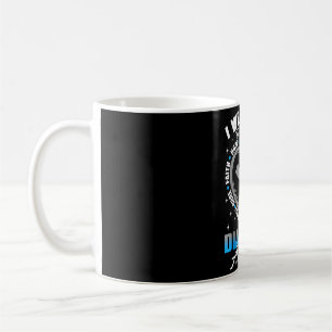 Caneca De Café Use azul pela fita azul de conscientização do diab