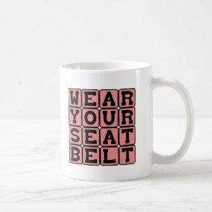 Caneca De Café Use Cinto de Segurança, Segurança ao Dirigir