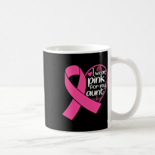 Caneca De Café Use Rosa Para Minha Tia Apoiar a Consciencializaçã