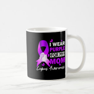 Caneca De Café Use Roxo Pela Mamãe Lúpus Mãe Conscientização do L