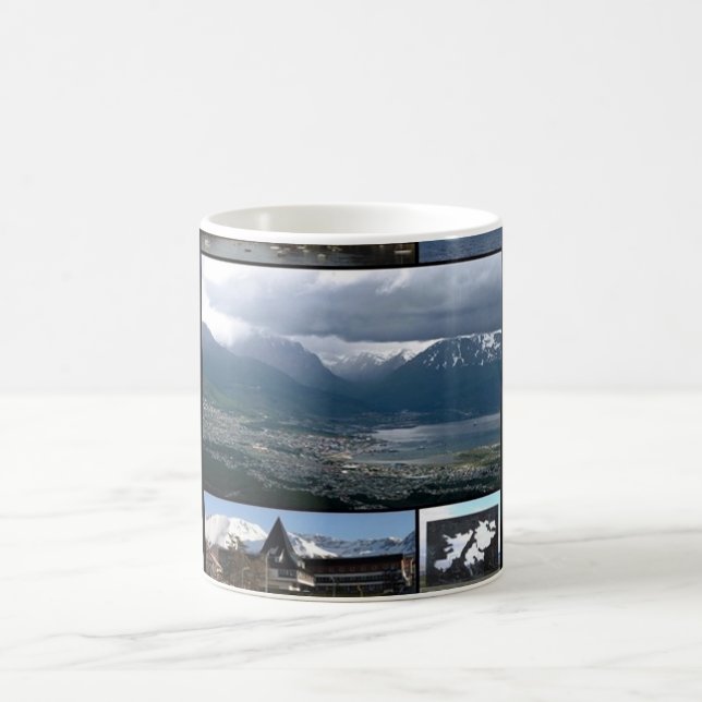 Caneca De Café Ushuaia - Eu Amo - Argentina - (Centro)