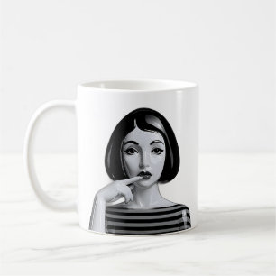 Caneca De Café Uso monocromático