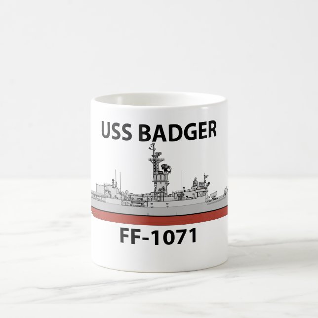 Caneca De Café USS Badger (Centro)