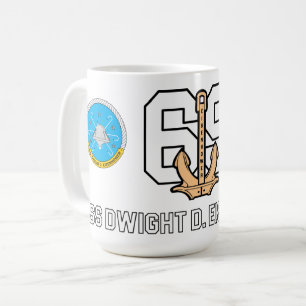 CANECA DE CAFÉ USS DWIGHT D. EISENHOWER MUG CVN- 69
