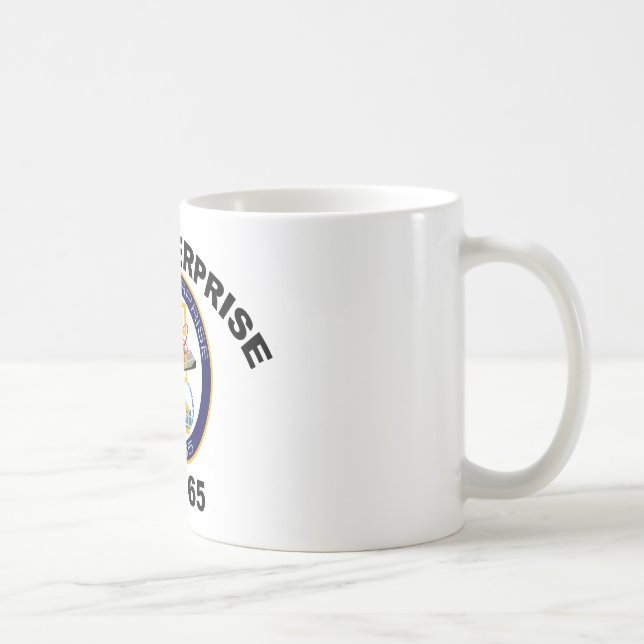 Caneca De Café USS Enterprise CVN-65 (Direita)