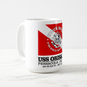 Caneca De Café USS Oriskany (as melhores destruições)