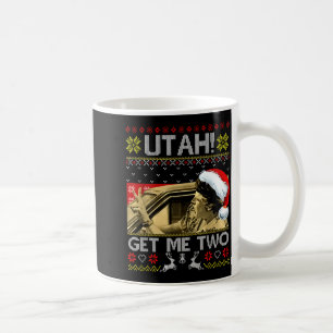 Caneca De Café Utah Me Dê Duas Citações Engraçadas Camiseta Feia