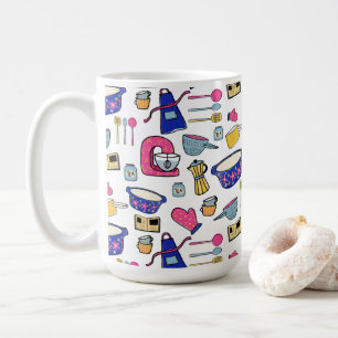 Caneca De Café Utensílios de Cozinha Brilhantes para Fazer Bolo