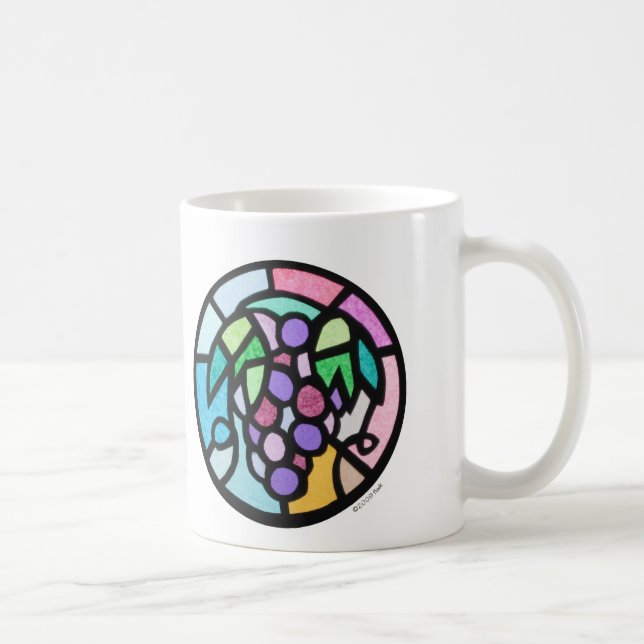 Caneca De Café uvas (Direita)