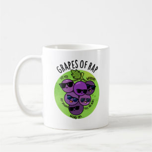 Caneca De Café Uvas De Fruta Engraçada Por Rap