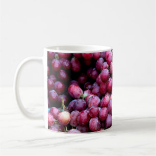 Caneca De Café Uvas de vinho tinto