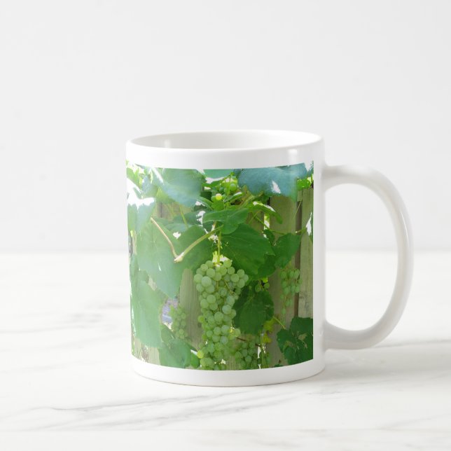 Caneca De Café Uvas sem sementes brancas doces e suculentas (Direita)