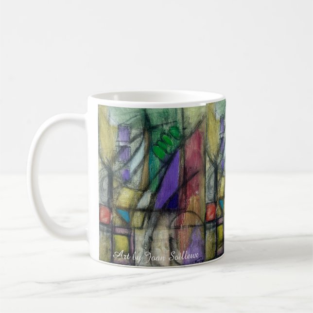 Caneca De Café "Uvas & Vinho" (Esquerda)