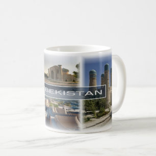 Caneca De Café UZ Usbequistão -