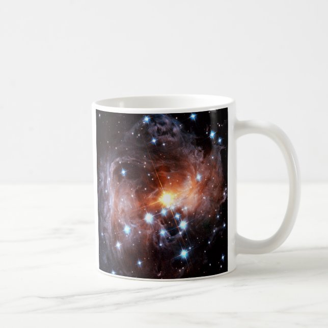 Caneca De Café V838 Foto da Supergigante Estrela Vermelha Monocer (Direita)