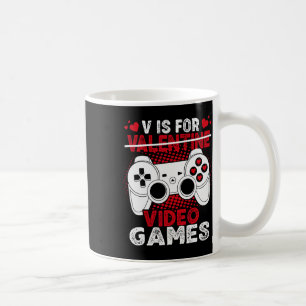 Caneca De Café V É Para Videos games Gamer Boys Men