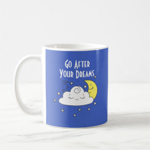 Caneca De Café Vá Atrás dos Seus Sonhos