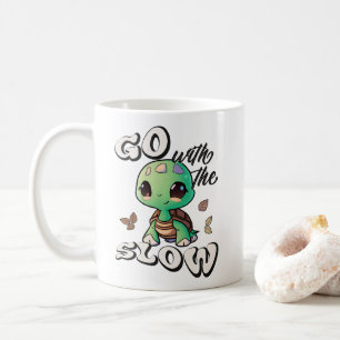 Caneca De Café Vá com o lento