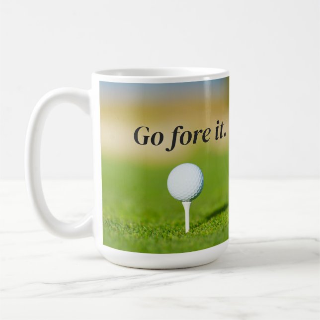 Caneca De Café Vá Em Frente, Jogo De Golfe, Coffee Mug (Esquerda)