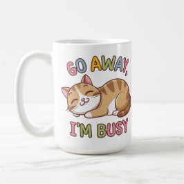 Caneca De Café Vá embora, estou ocupado