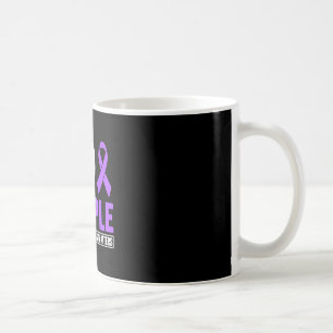 Caneca De Café Vá faixa do mês de conscientização sobre lúpus rox