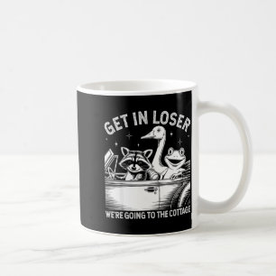 Caneca De Café Vá para a cabana guaxinim ganso sapo