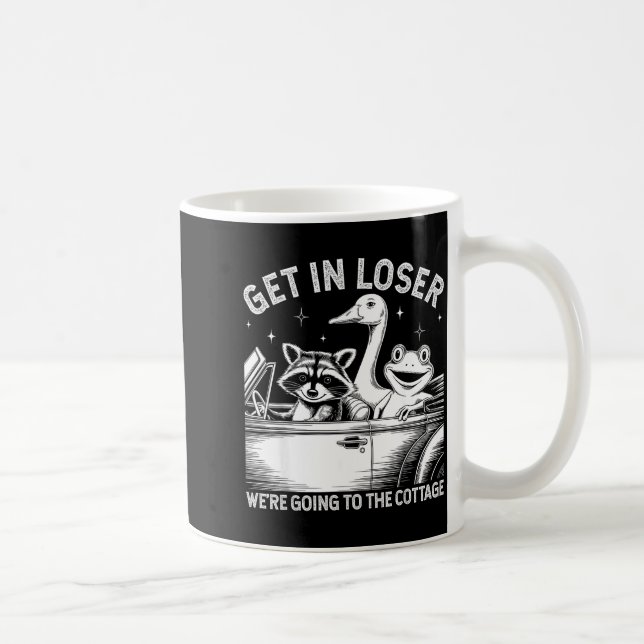 Caneca De Café Vá para a cabana guaxinim ganso sapo (Direita)