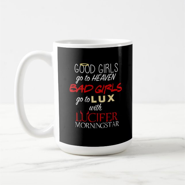 Caneca De Café Vá para Lux com Lúcifer (Esquerda)