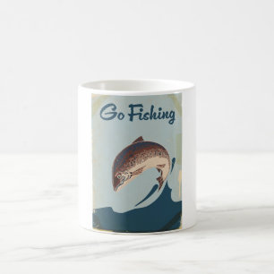 Caneca De Café Vá Pescar