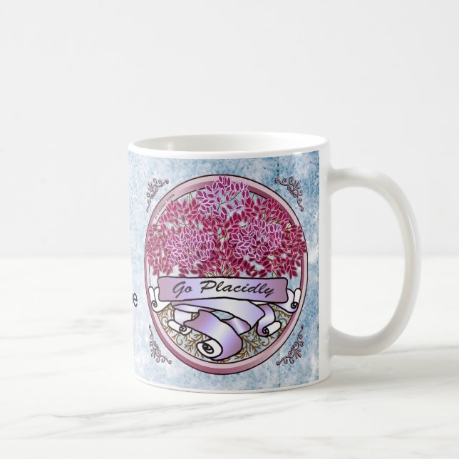 Caneca De Café Vá Placidamente (Direita)