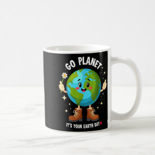 Caneca De Café Vá Planeta É Seu Dia Da Terra Para Guerreiros Eco
