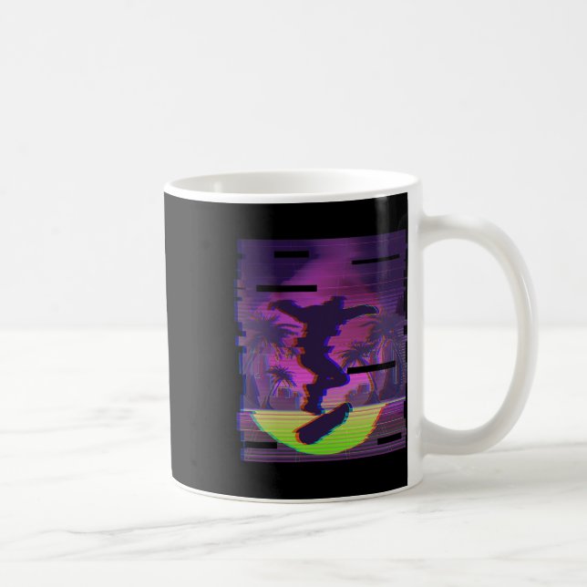 Caneca De Café Vá Skate e Faça Truques Legais (Direita)