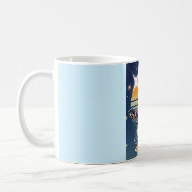 Caneca De Café Vaca Americana (Esquerda)